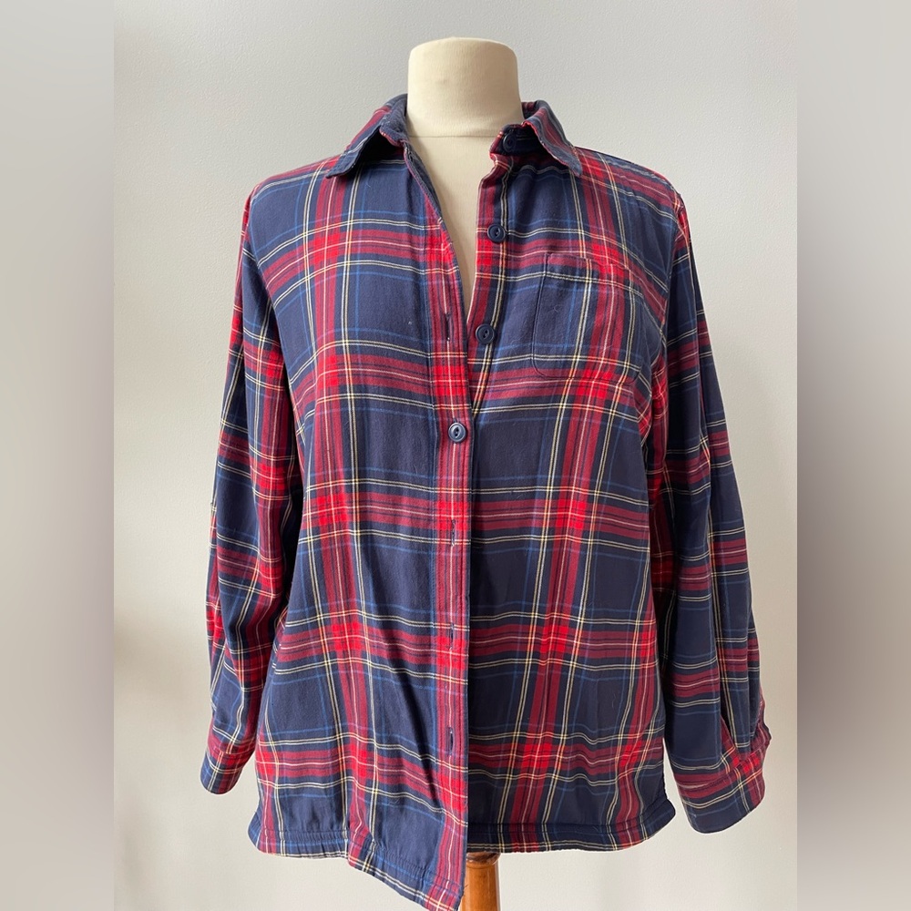 LL Bean Fleece Lined Flannel